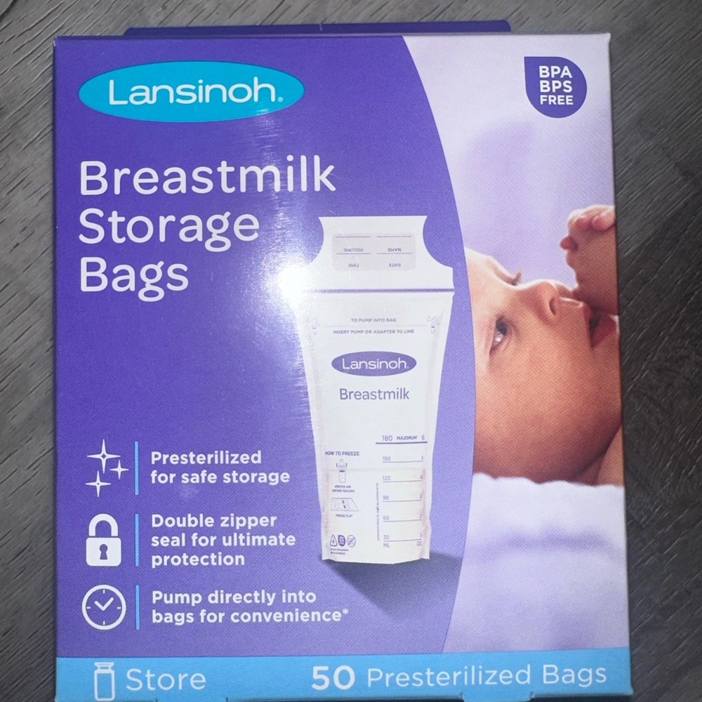 milk storage bags